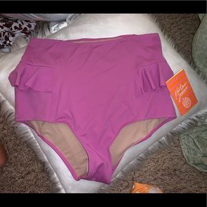 Kortni Jeane High Waisted Swim Bottoms